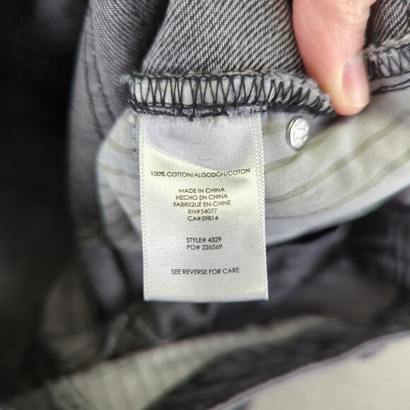 Cabi 100% BF Boyfriend Jeans 4329 Black Wash Women's Size 6 - Picture 8 of 8